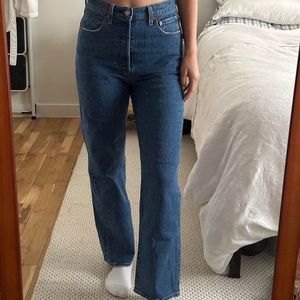 Levi’s Ribcage Straight Ankle Jeans